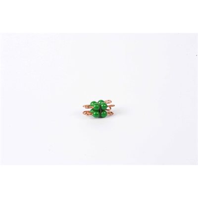 Nienhuis - Individual Nylon Bead Cube Of 2: Green