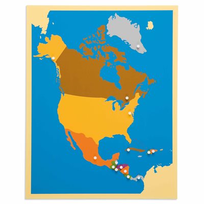 Nienhuis - Carte Puzzle : Amérique du Nord*