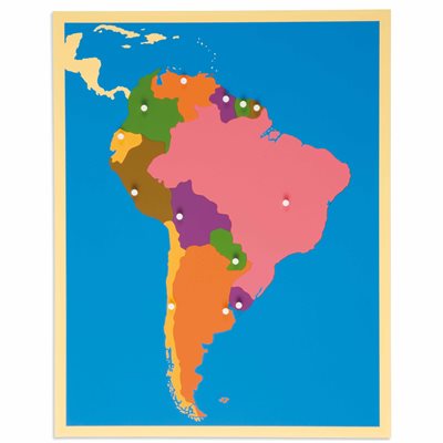 Nienhuis - Carte Puzzle : Amérique du Sud