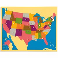 Nienhuis - Carte Puzzle : Les États-Unis