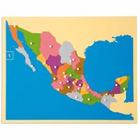 Nienhuis - Carte Puzzle : Mexique