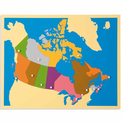 Nienhuis - Carte Puzzle : Canada*