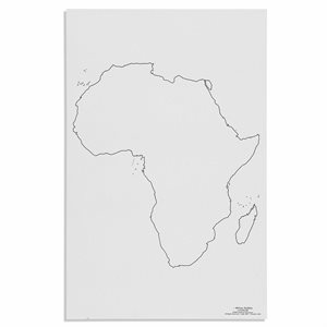 Africa: Outline - Pack of 50