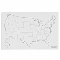 United States: State Boundaries - Pack of 50