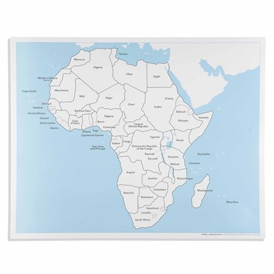 Nienhuis - Africa Control Map: Labeled