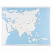 Nienhuis - Asia Control Map: Unlabeled