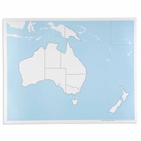 Nienhuis - Australia Control Map: Unlabeled
