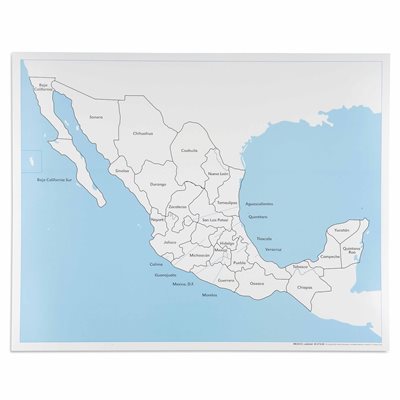 Nienhuis - Mexico Control Map: Labeled