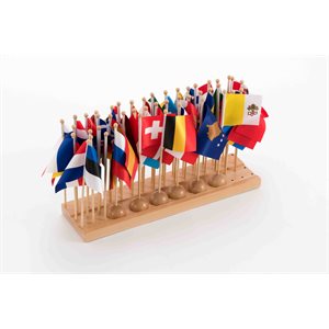   Flag Stand Of Europe - 45 flags
