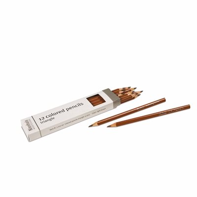 Nienhuis - 3-Sided Inset Pencils, Light Brown
