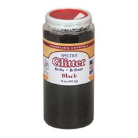 Glitter - 1 lb. Jar - Black
