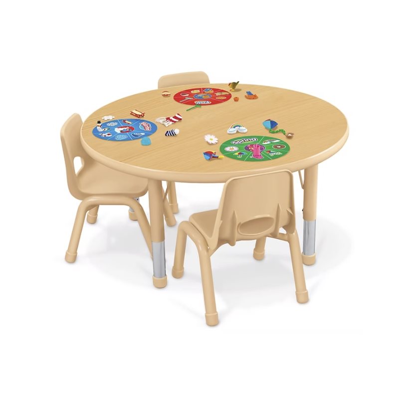 30" Heavy-Duty Adjustable Round Tables