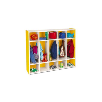 Kids Colours™ Coat Lockers For 10-Yellow