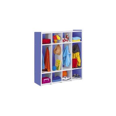 Kids Colours™ Coat Lockers For 8 - Blue