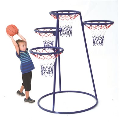 4-Rings Basketball System with Storage Bag