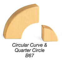 Courbe circulaire-Quarts de cercle