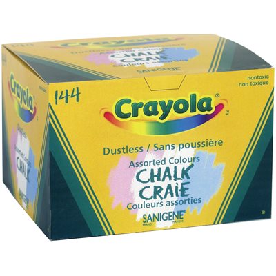 Crayola Couleur Craie-144 Bâtons
