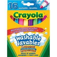 Crayola Washable Markers-16Pk Broad Tip