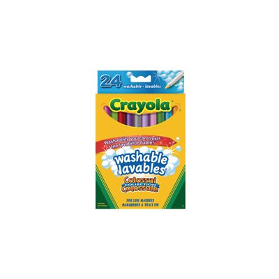 Crayola Washable Markers-24 Pack-Thin Tip