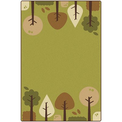  KIDSoft Tapis d'arbres tranquilles - Vert 4' x 6'