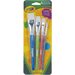 4 Assorted Flat Paint Brushes