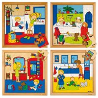   Personal Hygiene Puzzles - Set of 4