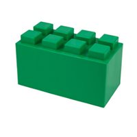  Full Blocks- Green- Set of 12