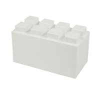   Full Blocks- White- Set of 12