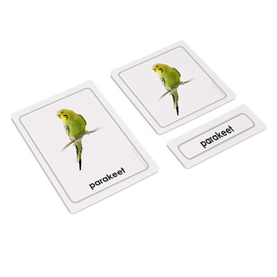Pets 3 Part Cards (Plastic & Cut)