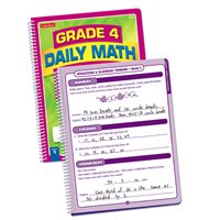 Daily Math Practice Journal - Gr. 4-Each