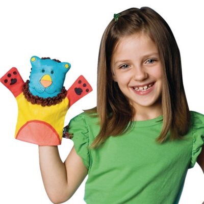 Colour Me Animal Hand Puppets - Pack of 24