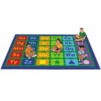 Learning Letters & Shapes Carpet 12'X 9'