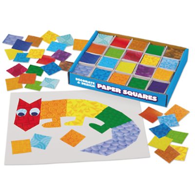 Décorer et concevoir des carrés de papier