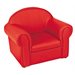 Easy-Clean Comfy Chair - Red