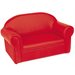 Easy-Clean Comfy Couch - Red