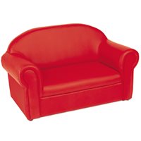 Canapé confortable facile à nettoyer - Rouge