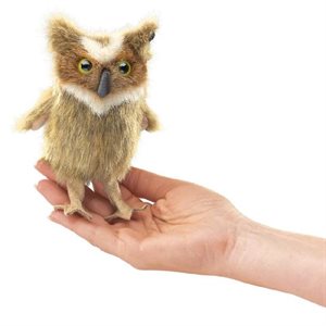 Folkmanis Mini Great Horned Owl Puppet*