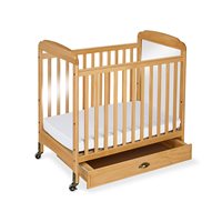 Next Generation Serenity® Crib - Compact Fixed-Side-Clearview with Drawer
