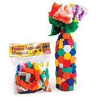 Foam Mosaic Shapes - Pack of 150
