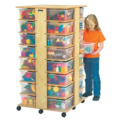 Jonti-Craft® 32 Tub Tower - with Clear Tubs