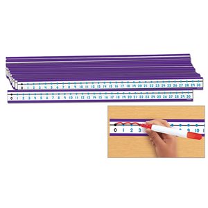 WRITE & WIPE Student Number Lines - Pack Of 30
