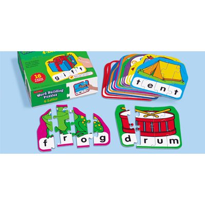 4-Letter Word Building Puzzles