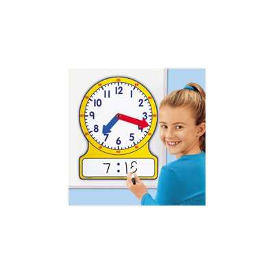 Horloge d'enseignement magnétique Wintergreen