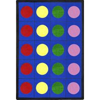   Lots of Dots - 5'4" x 7'8" Rectangle - 20 Spaces - Primary