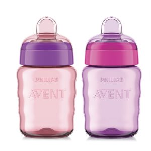 Easy Sippy Classic Spout Cup 9oz 2pk Pink / Purple