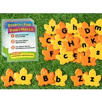 Learning Letters Activity Leaves