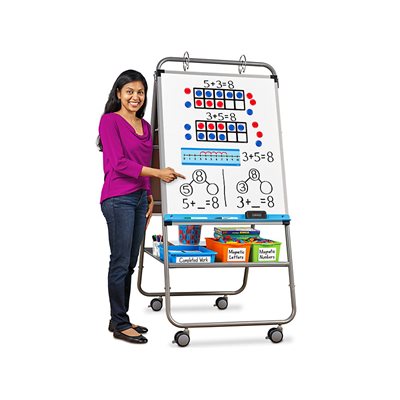 Flex-Space Double-Sided Teaching Easel