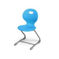 Chaise en porte-à-faux Ergo Flex-Space, 17,5", bleu