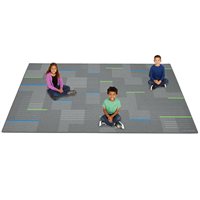 Flex-Space Grey Designer Accents Carpet-9x12