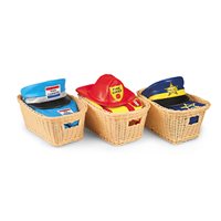 Dishwasher-Safe Plastic Baskets-Set of 3